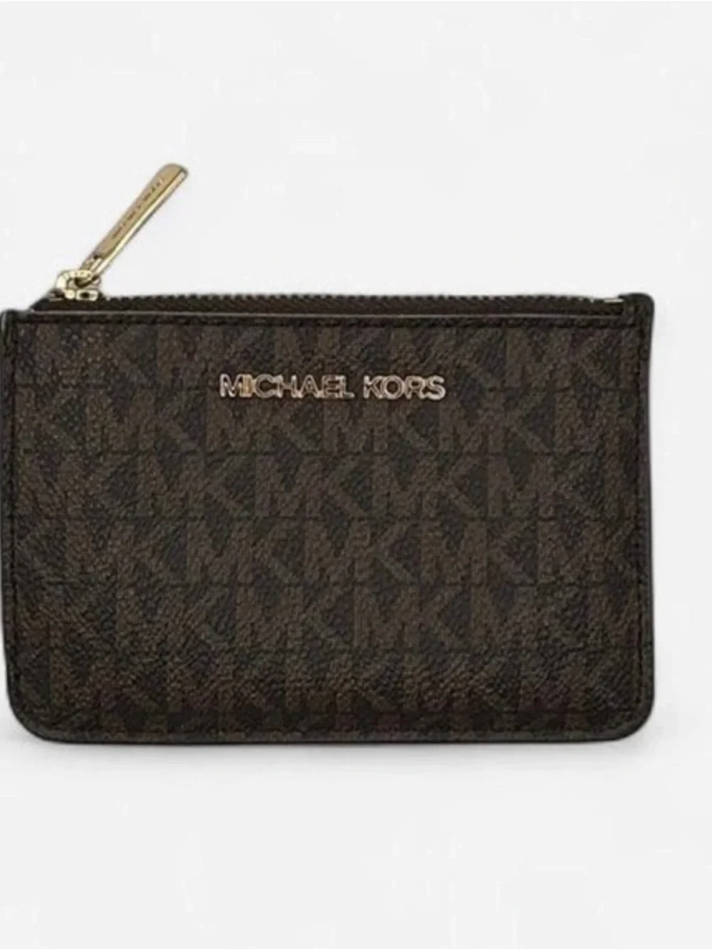 Michael Kors Beige and Brown Monogram Tote Set with Wallets - Picture 8 of 8
